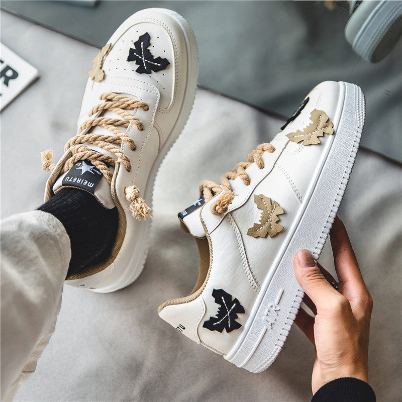 XIT tide brand original niche men's shoes 2022 new casual personality wild increase small white shoes breathable skateboard shoes