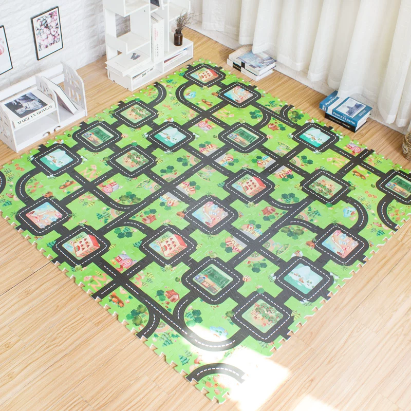 Children's game mat, carpet from foam, 30x
