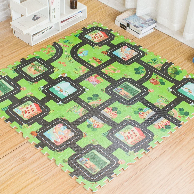 Children's game mat, carpet from foam, 30x