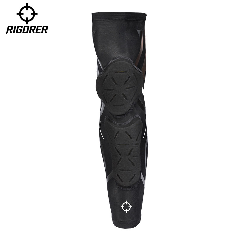 Prospective knee pads basketball honeycomb anti-collision outdoor riding running anti-fall long version non-slip calf protection equipment male