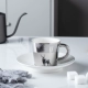 Reflection Cup Mirror Reflection Cup Mirror Cup Saucer Reflection Korea Creative Gốm sứ Reflection Cup Cup luycho Cup - Cà phê