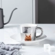 Reflection Cup Mirror Reflection Cup Mirror Cup Saucer Reflection Korea Creative Gốm sứ Reflection Cup Cup luycho Cup - Cà phê