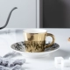 Reflection Cup Mirror Reflection Cup Mirror Cup Saucer Reflection Korea Creative Gốm sứ Reflection Cup Cup luycho Cup - Cà phê