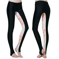 809 Черные битвы Желтые цветочные штаны