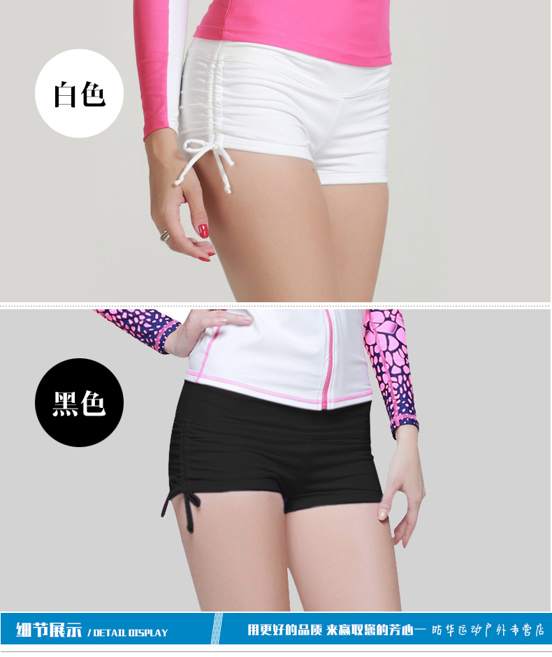 Quần lặn biển mới quần nữ sứa quần áo kích thước lớn quần short bơi nhanh chóng lướt nhanh snorkeling phù hợp với kem chống nắng quần bơi - Quần bãi biển 	quần đi biển bé trai