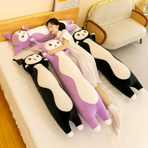 Милая сиреневая плюшевая подушка, большая игрушка, тряпичная кукла для сна