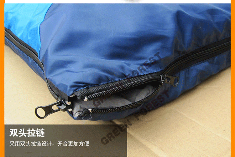 Túi ngủ ngoài trời cotton cắm trại văn phòng nghỉ trưa ăn ngủ túi du lịch cặp vợ chồng túi ngủ lều ngủ túi ánh sáng màu xanh lá cây túi ngủ rừng - Túi ngủ túi ngủ cho bé mùa hè