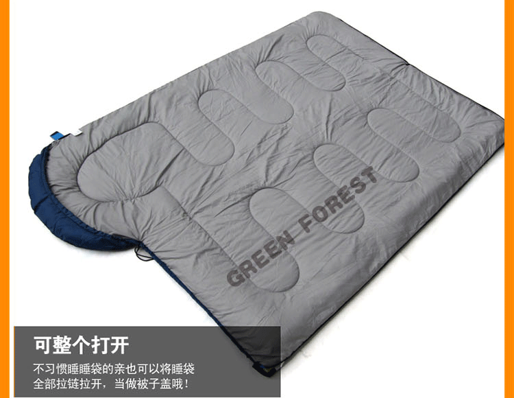 Túi ngủ ngoài trời cotton cắm trại văn phòng nghỉ trưa ăn ngủ túi du lịch cặp vợ chồng túi ngủ lều ngủ túi ánh sáng màu xanh lá cây túi ngủ rừng - Túi ngủ túi ngủ cho bé mùa hè