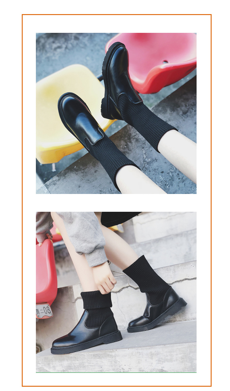 Mùa xuân và mùa đông 2018 mới boot nữ cổ thấp