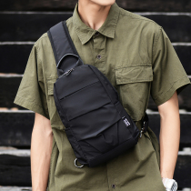 Leisure men chest bag simple travel shoulder shoulder bag student Tide brand sling backpack small bag fashion Mens bag