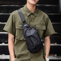 Shoulder Bag Mens Tide Brand Mens Leisure Japanese Satchel New Bag Single Shoulder Backpack Chest Student Tide running bag