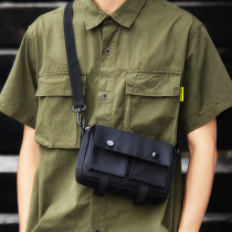 Shoulder Bag Mens ins small bag Tide brand Korean version of Japanese summer shoulder bag light men casual mobile phone backpack