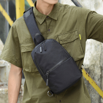 Casual mens chest bag simple shoulder shoulder bag multi-function Tide brand diagonal backpack small bag trend messenger bag mens bag
