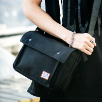 Korean fashion Mens shoulder bag casual simple shoulder bag mens bag sports messenger bag Tide brand diagonal backpack hanging bag