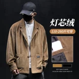 Вельветовый осенний костюм для отдыха, куртка, оверсайз, большой размер