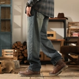 Ретро летние джинсы, штаны для отдыха, в американском стиле, свободный прямой крой, оверсайз