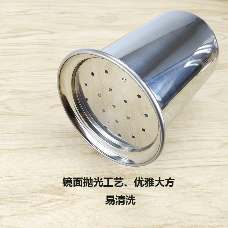Ống thép không gỉ ống đũa thương mại Cửa hàng trà thương mại Ống hút đũa hộ gia đình Ống lưu trữ Bộ đồ ăn Hộp xả thìa ăn cơm