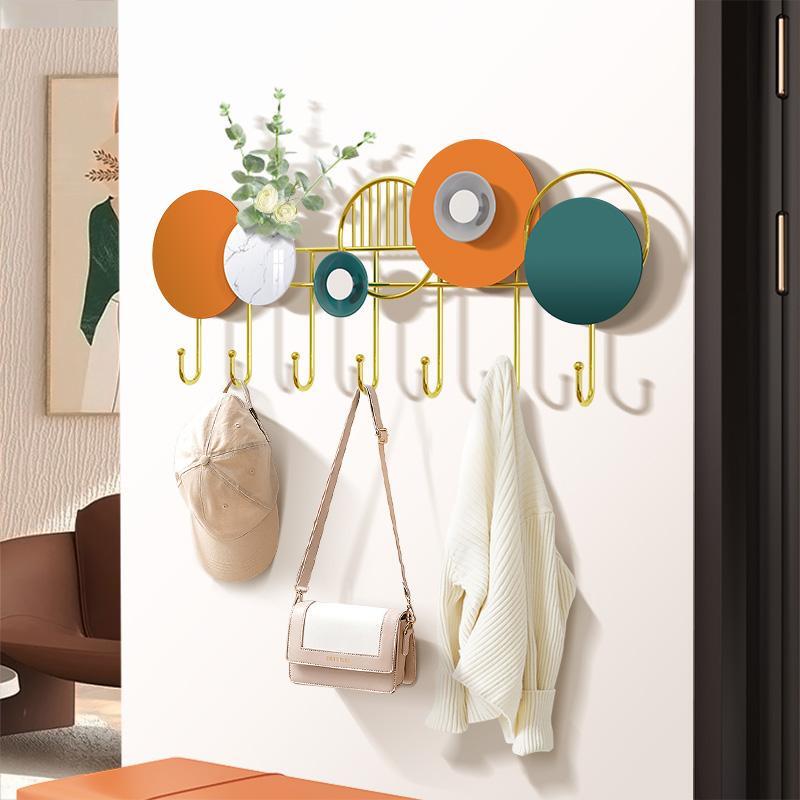 No-Drill Decorative Wall-Mounted Entryway Hook, Simple and Luxurious Entryway Coat Hook, Artistic and Creative