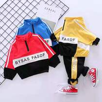 Boys autumn clothing set children 2019 spring and autumn handsome childrens clothing 3 years old baby baby foreign gas two sets 4 children tide clothes