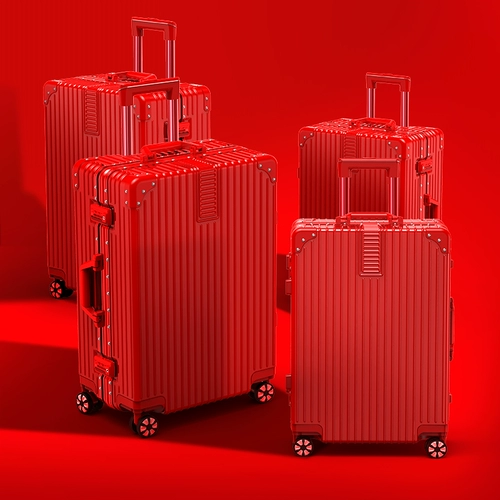 Красный чемодан, коробка для невесты, 24 дюймов