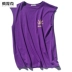 Áo vest thể thao Mỹ không tay giản dị áo thun đi biển thanh niên nam chạm đáy áo thương hiệu vest - Áo vest cotton áo khoác đông nam Áo vest cotton