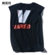 Áo mùa hè in hình áo thun không tay nam thương hiệu hip hop cotton thể dục vest phiên bản Hàn Quốc của áo vest trên vai - Áo vest cotton áo 3 lỗ tập gym