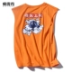 Áo vest thể thao nam không tay áo thun cotton thoáng khí tập thể dục đáy quần xòe tay áo rộng vai xuân hè thanh niên - Áo vest cotton áo khoác mùa đông nam hàn quốc