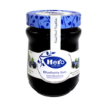 Spain imported Hero brand Hero Blueberry Jam 340g Color preservative-free breakfast bread smear