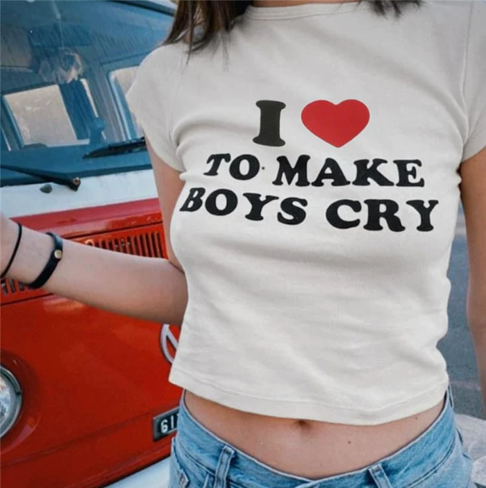 Европейский и американский короткий футболка женский топ crop top tee shirt shirt women