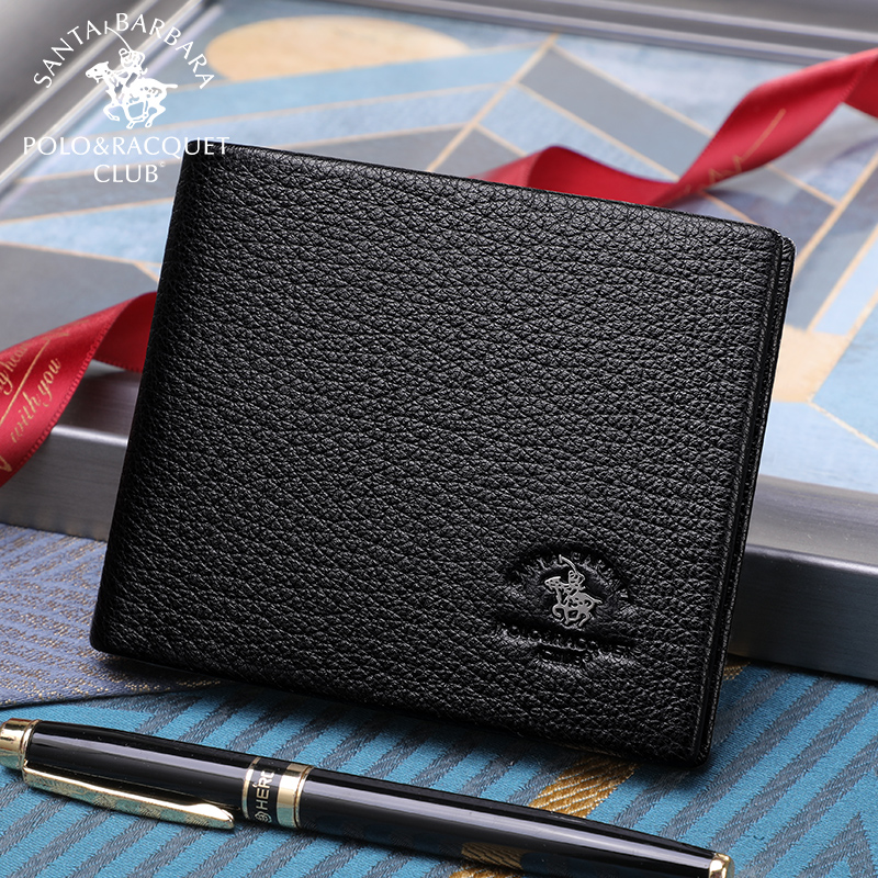 St Grand Paolo Sheepskin Wallet Wallet Man Short leather 2022 new upscale men's money clip Valentine's Day gift