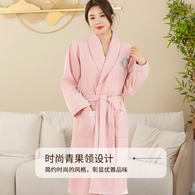 夏日宅家必备！如奕纯棉浴袍让你享受spa级沐浴体验？评测来啦！🧖‍♀️🧖‍♂️ 浴裙 淘宝好物网 