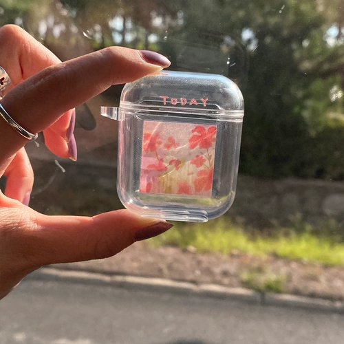 Ретро осенний лист раскачивает цветы прозрачные воздушные аппараты Мягкая оболочка первые две, трехгенско -генерационные Pro Soft Shell Защитная набор Bluetooth Гарнитура