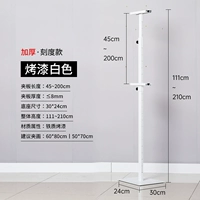 [Дополнительная] белая масштабная вертикальная рамка дисплея с двойным