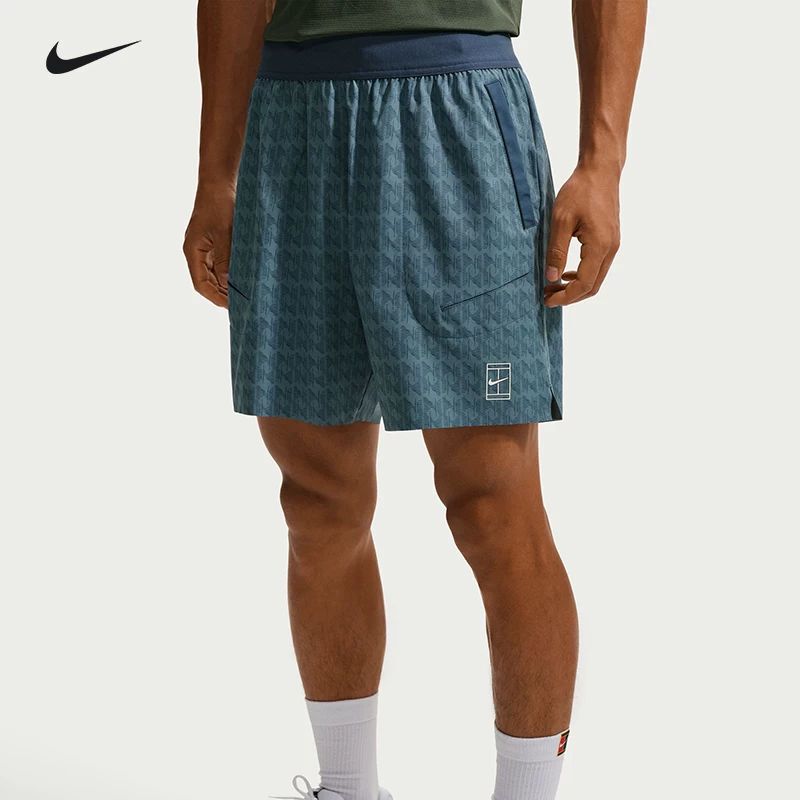2026 Us Open Nike Men's Quick-Dry Tennis Shorts Elastic Woven Fabric Sports Tennis Apparel