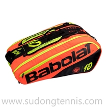 Haitao Spot 2018 Nadal French Open 10 Crown Commemorative Edition Tennis Bag Babolat Decima 12 Pack