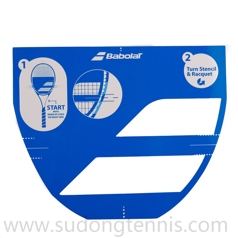 Haitao now Babolat Logo Stencil Baibaoli logo model beat line smear mold