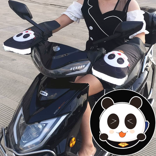 Электрическая зимняя рукоятка подходит для мужчин и женщин для велоспорта, перчатки, светоотражающий тормоз, увеличенная толщина