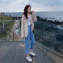 majewuyu small fragrance tweed coat women 2021 spring and autumn new slim Joker casual short coat tide