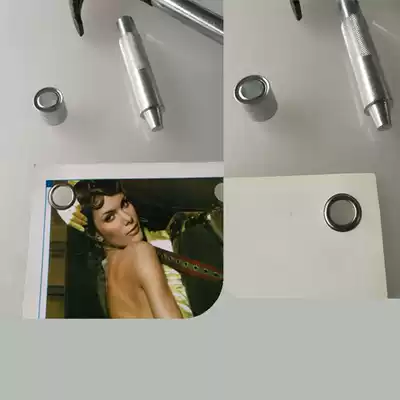 Advertising buttonhole buckle machine 12MM X display rack puncher manual punching machine 10MM hand knocking buttonhole mold