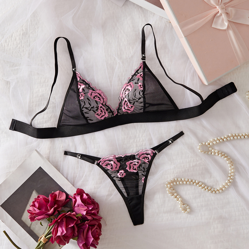 New Style Embroidered Bra Set for Women, Available for Dropshipping on Amazon, Aliexpress, Wish, Cross-Border E-Commerce, and Foreign Trade New Style Embroidered Bra Set for Women, Available for Dropshipping on Amazon, Aliexpress, Wish, Cross-Border E-Commerce, and Foreign Trade