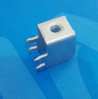 PCB soldering terminal M5 crimping terminal PCB wiring terminal Four-pin terminal Binding post Side mounted red copper