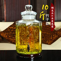 Бамбук 10 фунтов медного крана+низко деревянная основания