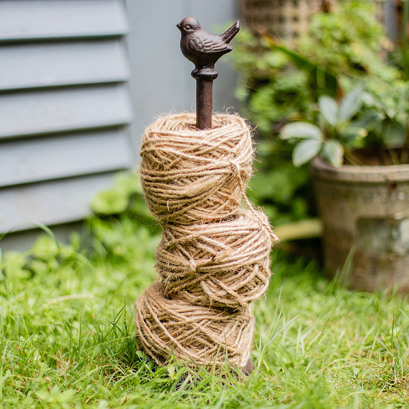 cast iron birdie yarn hemp rope kitchen paper towel ra, decorative decoration, vertical desktop storage_voghion.com