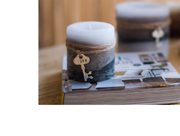 Juhan Key Craft Aromatherapy Decoration Candle ZAKKA American European Natural Environmental Protection_voghion.com