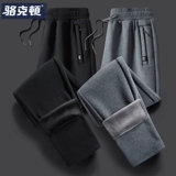 Зимние утепленные штаны для отдыха, коллекция 2023, свободный прямой крой