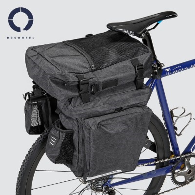 Le Xuan new mountain bike pack after the shelf bag large capacity waterproof long-distance Sichuan-Tibet cycling camel bag equipment
