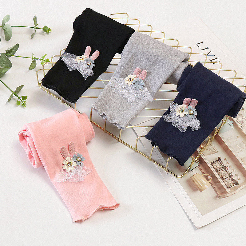 2021 new female baby inner lap pants 0-3 years old baby pants girl knit pure cotton lace with pant damp
