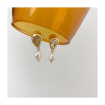 (W Dear) French Pearl Ear Clip Woman Without Earhole Superior temperament The temperament of the European and American wind mosquito coil slats