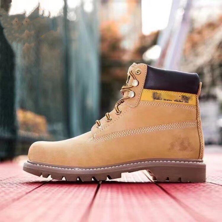 Classic evergreen couple casual tooling Martin boots rhubarb boots Goodyear craft men's and women's shoes