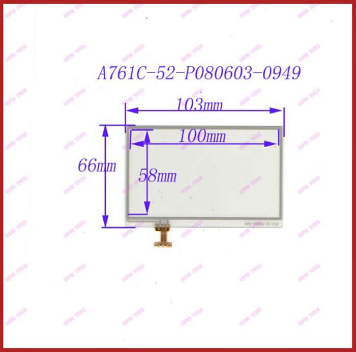 4 3 inch touch screen fit Sharp 4 3103 * 66 MM Universal screen external screen handwriting screen